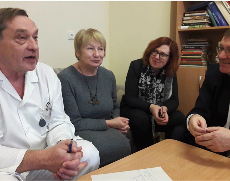 Socialdemokratų frakcijos nariai lankėsi gydymo įstaigose