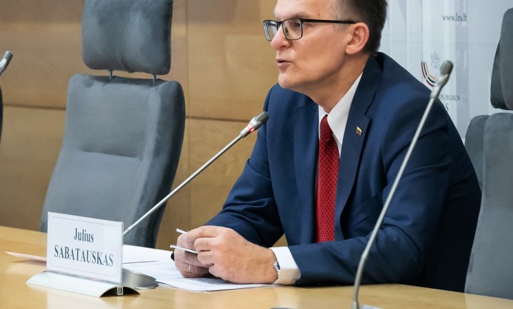 J. Sabatauskas: premjeras yra koalicijos partnerių įkaitas