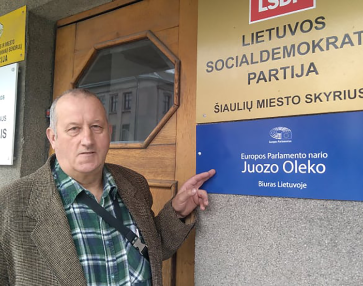 Šiauliuose atidaromas Juozo Oleko biuras Lietuvoje